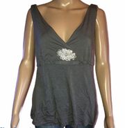 Metro 7 twist shoulder tank top