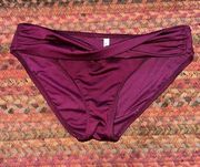 SEAFOLLY AUSTRALIA PURPLE HIPSTER LOW RISR BIKINI BOTTOMS