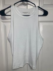 Abercrombie & Fitch White Tank