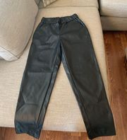 Black Leather Pants