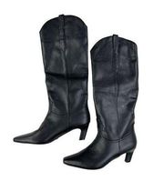 Billini - Xanthia Cowboy Low Heeled Boots in Black