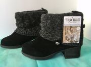 Muk Luks Sweater Boots, Size 9