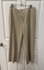 Apt 9 size 12 flat front tan capris