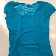 Papaya Lace blue shirt