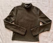 Green Mock Neck Sweater