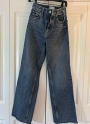 Zara High Waist Straight leg jeans