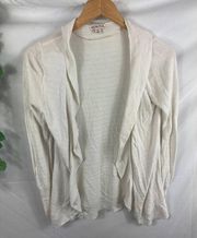 4/$25 Merona ribbed knit open cardigan sweater M