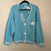 Taylor Swift 1989 Taylor’s Version Light Blue Knit Cardigan XS Small