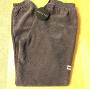 White fox boutique Up and Away corduroy joggers Gray Shadow Sweatpants S