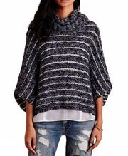 Anthropologie  Moth Oslo Poncho Cowl Neck Sweater Size M/L