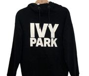 Ivy Park Black Oversized Logo Hooded Size XS