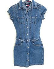 Vintage Tommy Hilfiger Jean Denim Dress S