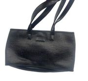 New York & Co black twilled shoulder hangbag