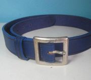 Gap Kids / Unisex  Blue Leather Belt - Fits 27" to 31" Waist