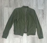 Green Bomber Jacket