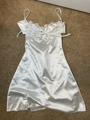 white dress