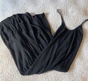 Aerie black maxi dress M