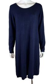 Soft Surroundings Blue Knit Dress