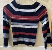 Multicolor striped sweater