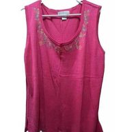 Diane Von Furstenberg Silk Assets Size 1X  Pink Sleeveless Blouse Tank