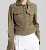 A.L.C. Lorimer Cargo Army Green Utility Jacket