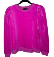 1.State Velour Puff Sleeves Pullover Plum fairy large