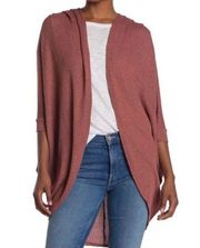 Abound Cardigan Sweater XS Duster Tunic Dolman Long Sleeve Rust Cozy Knit NWT