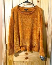 My Michelle size XL long-sleeved, cropped chenille sweater