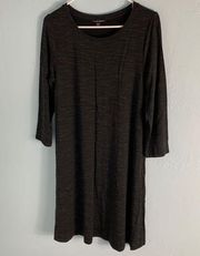 Hilary Radley Black Tshirt Dress