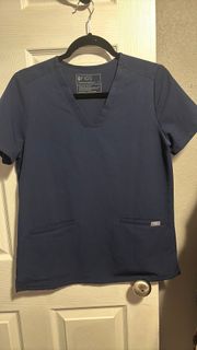 Navy Scrub Top