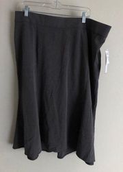 Sag Harbor sz 20W Skirt Grey NWT