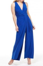 London Times TATIANA Wrap Overlay Jumpsuit