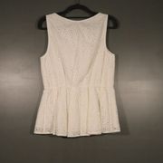 NWT Halston Heritage Sleeveless White Top