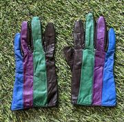 VTG Fownes Size 7 Leather Gloves Multi Color