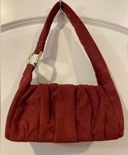 Inc. Alesandrah Shoulder bag in maroon with cream interior