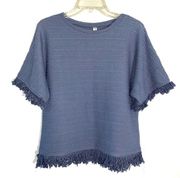 LLove Fringe Top Size Small