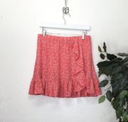 Floral Ruffle Skirt