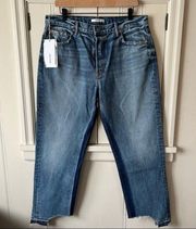 NWT GRLFRND Helena High-Rise Straight Jean