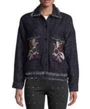 FINAL PRICE  Tweed Embroidered Jacket