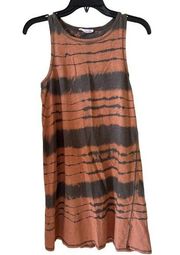 Love Riche Shift Dress Sleeveless Womens Medium Tie Dye 70s Hippie