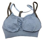 Calia Seamless Sports Bra Blue Small