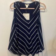 NWT Cynthia Rowley striped tank women’s size L