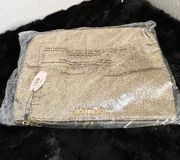 New Vintage VICTORIAS SECRET beaded small coin purse compact cute bag change wri