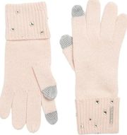 NWT MIchael Kors Embellished Cuff Gloves Powder Blush