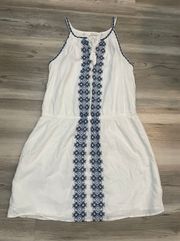 Beach Lunch Lounge, boho, embroidered lined dress, pit to pit measures 20, length is 31 NWOT 