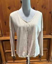 Tie Waist Sweater with Crisscross back, Sz L