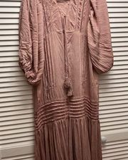 YOUNG FABULOUS & BROKE Bohemian Maxi Dress Size XS