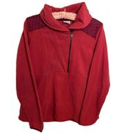 Columbia  Quilted Fleece 1/2 Zip Pullover Sweater