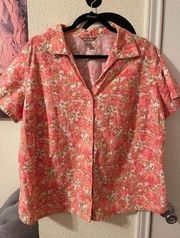 Womens plus size button up shirt size 2X pre-owned