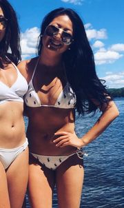 White String Bikini Set